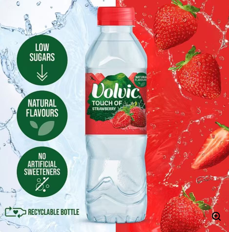 Volvic TOF Strawberry 500ML