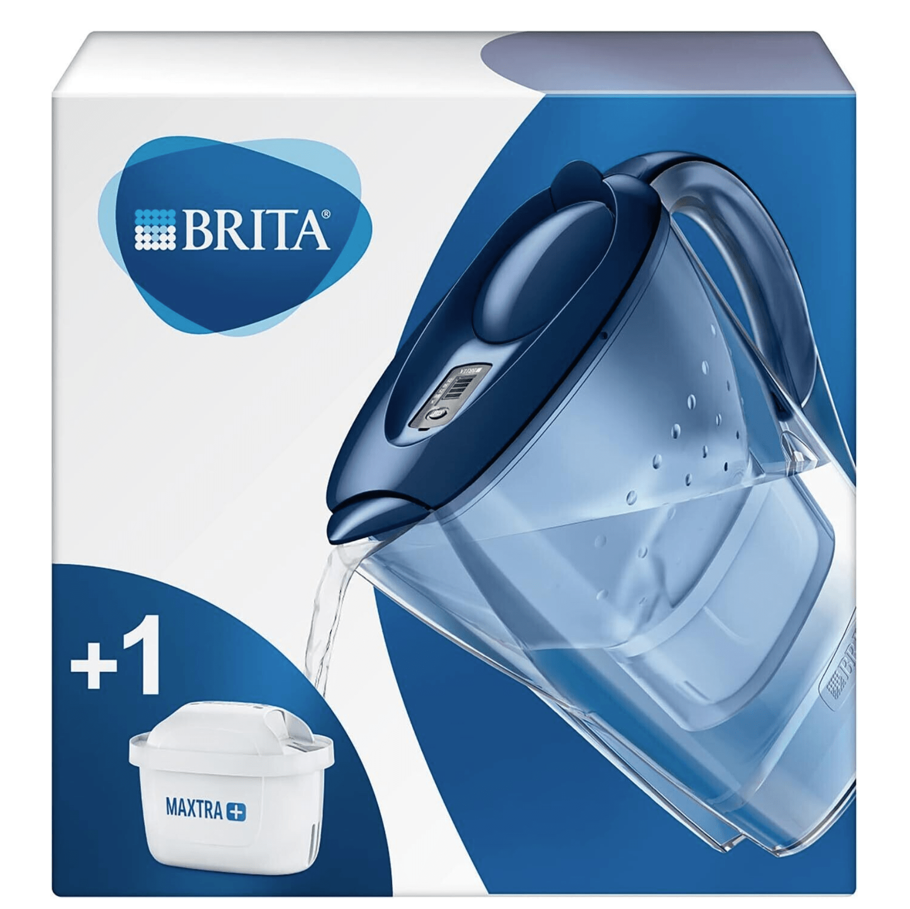 Brita Water Filter Jug Set (One Jug, One Filter Cartridge) - UKrabbit Essential