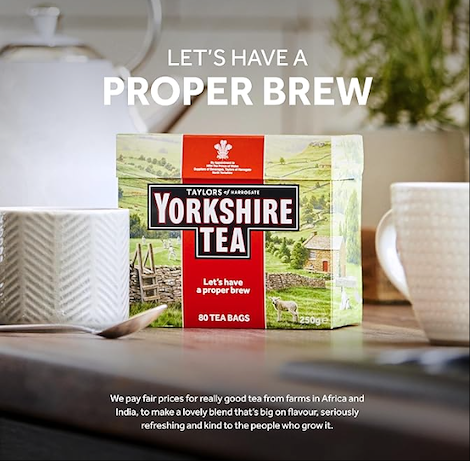 Yorkshire Tea 80 Tea Bags 250g