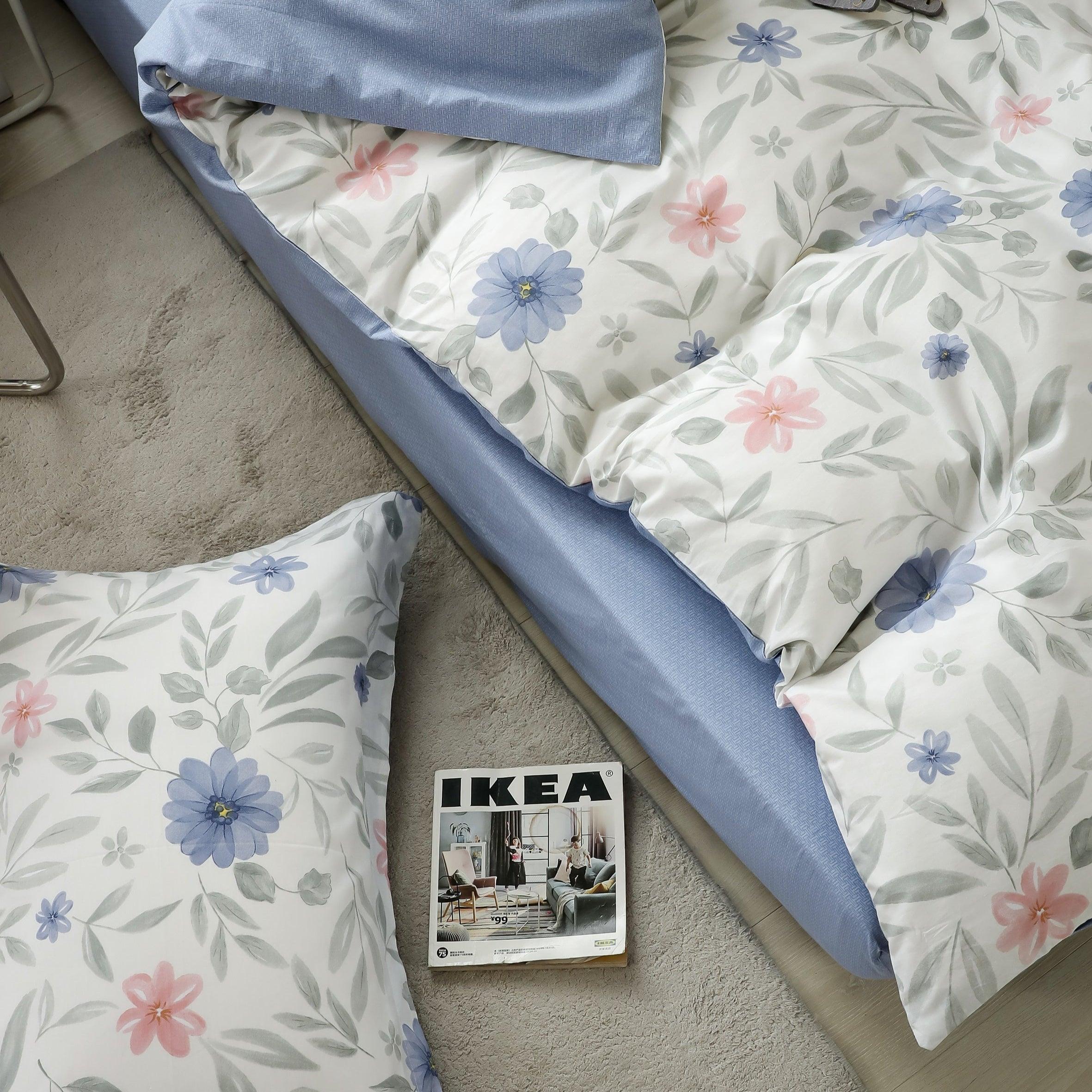 Comfort-Wildflowers of Life | 100% Cotton Classical Fitted Sheet - UKrabbit Essential