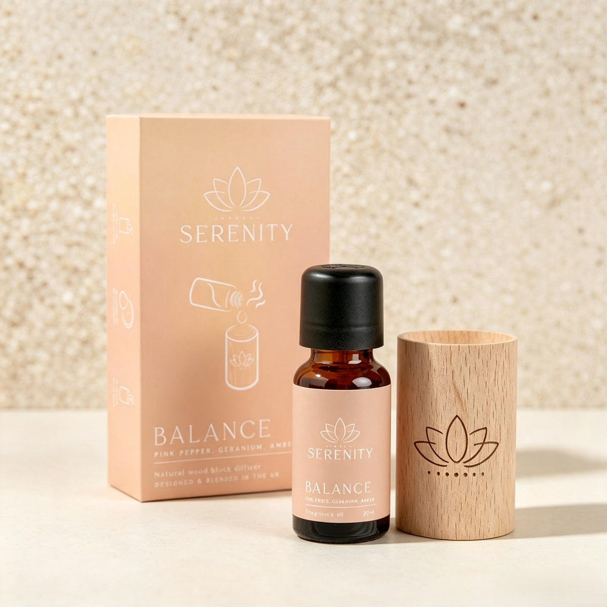 Serenity Balance Wood Oil Diffuser