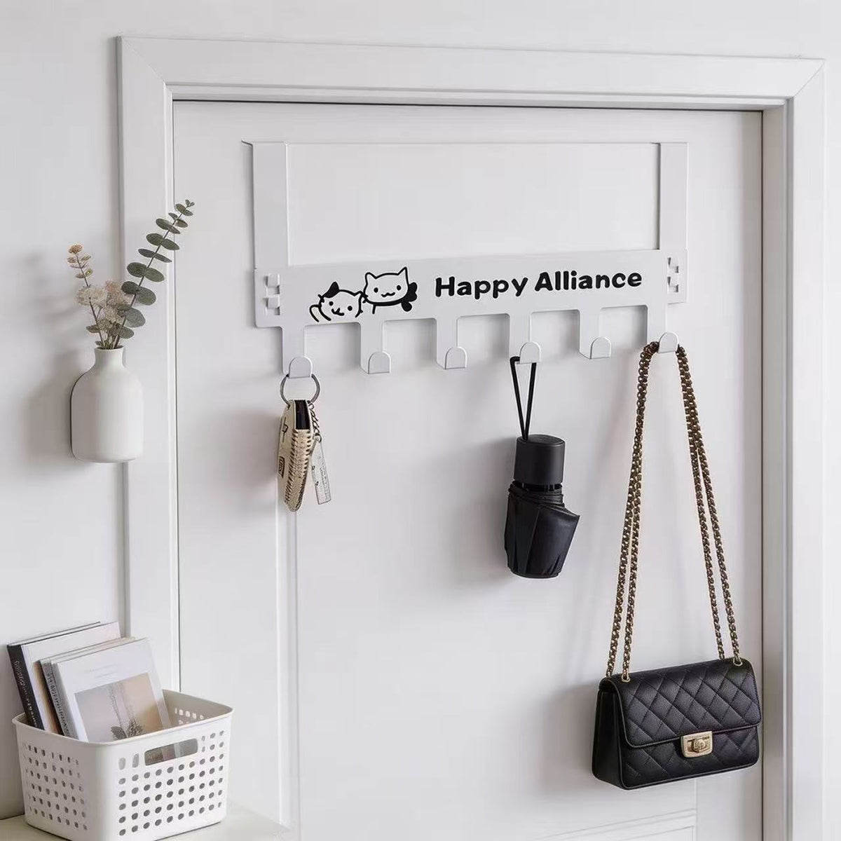No-drill Door Back Row Hook