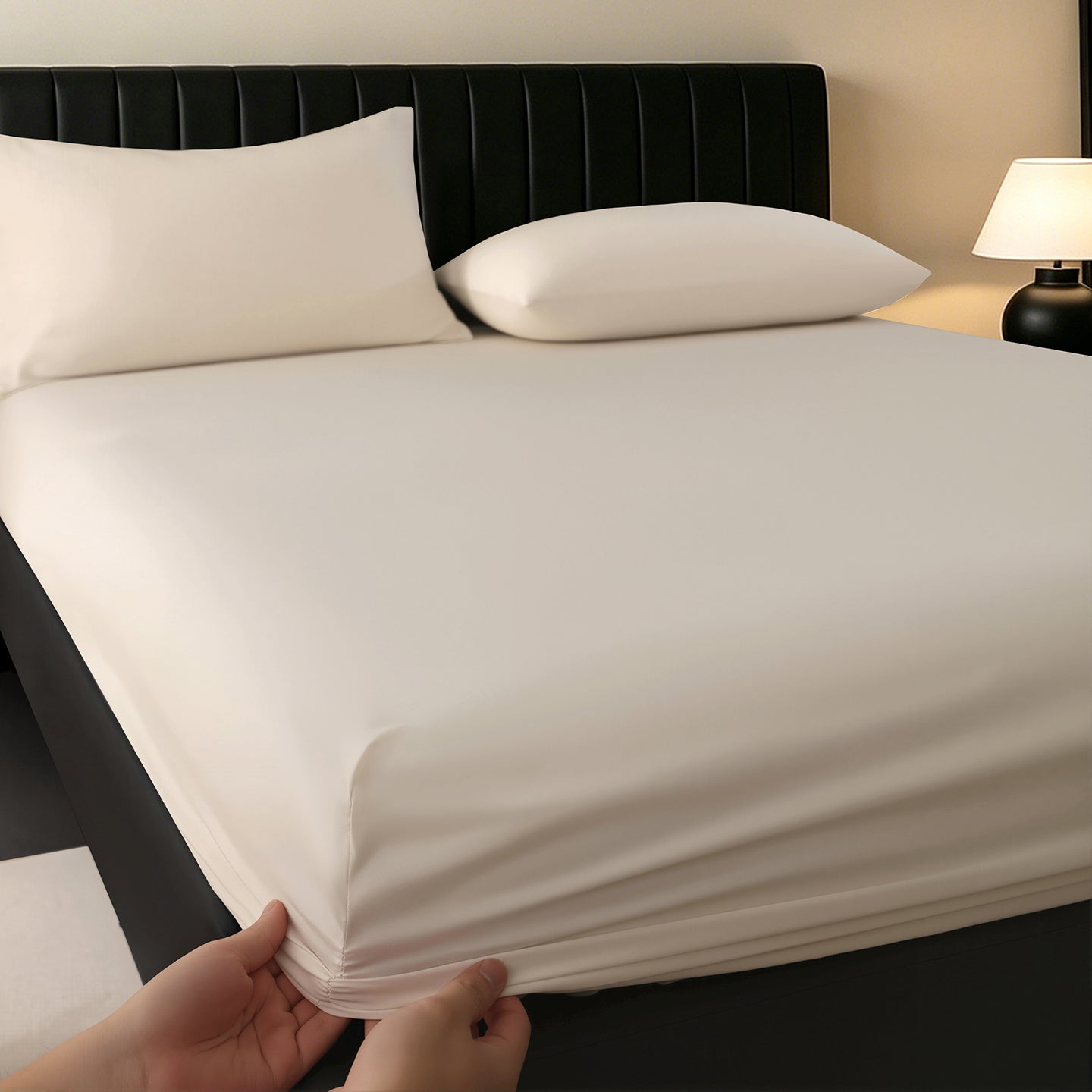Luxury – Amber Flow | Certified 100% Lenzing TENCEL™ Fitted Sheet