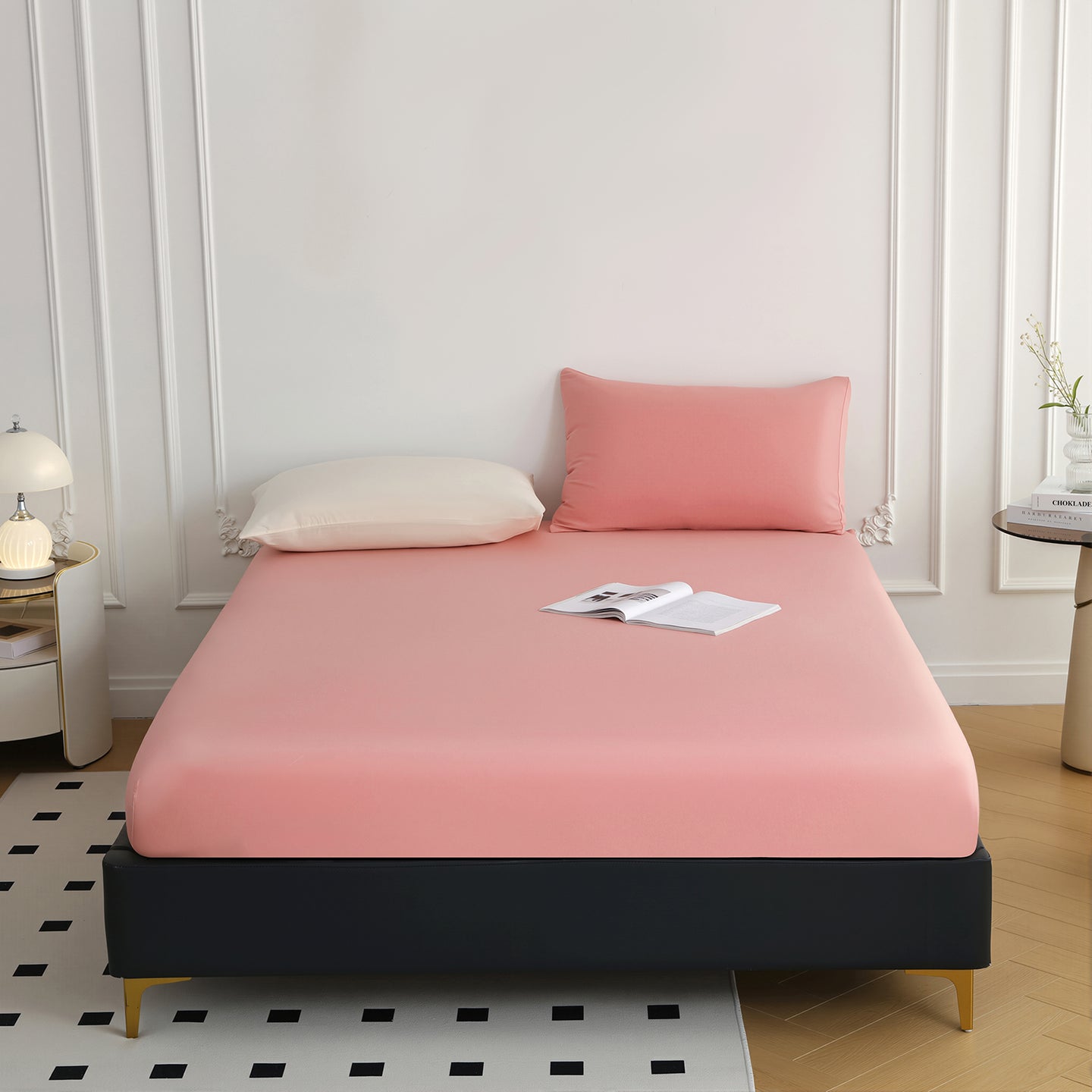 Luxury – Jasmine Milk White | Cotton Sateen Fitted Sheet