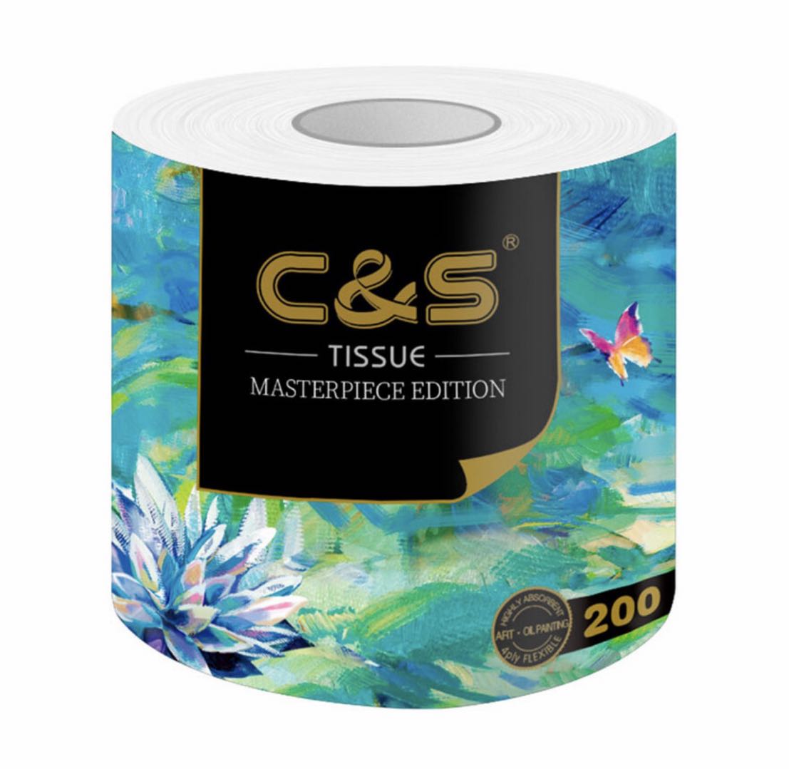 C&S Toilet Roll,200g Single Roll