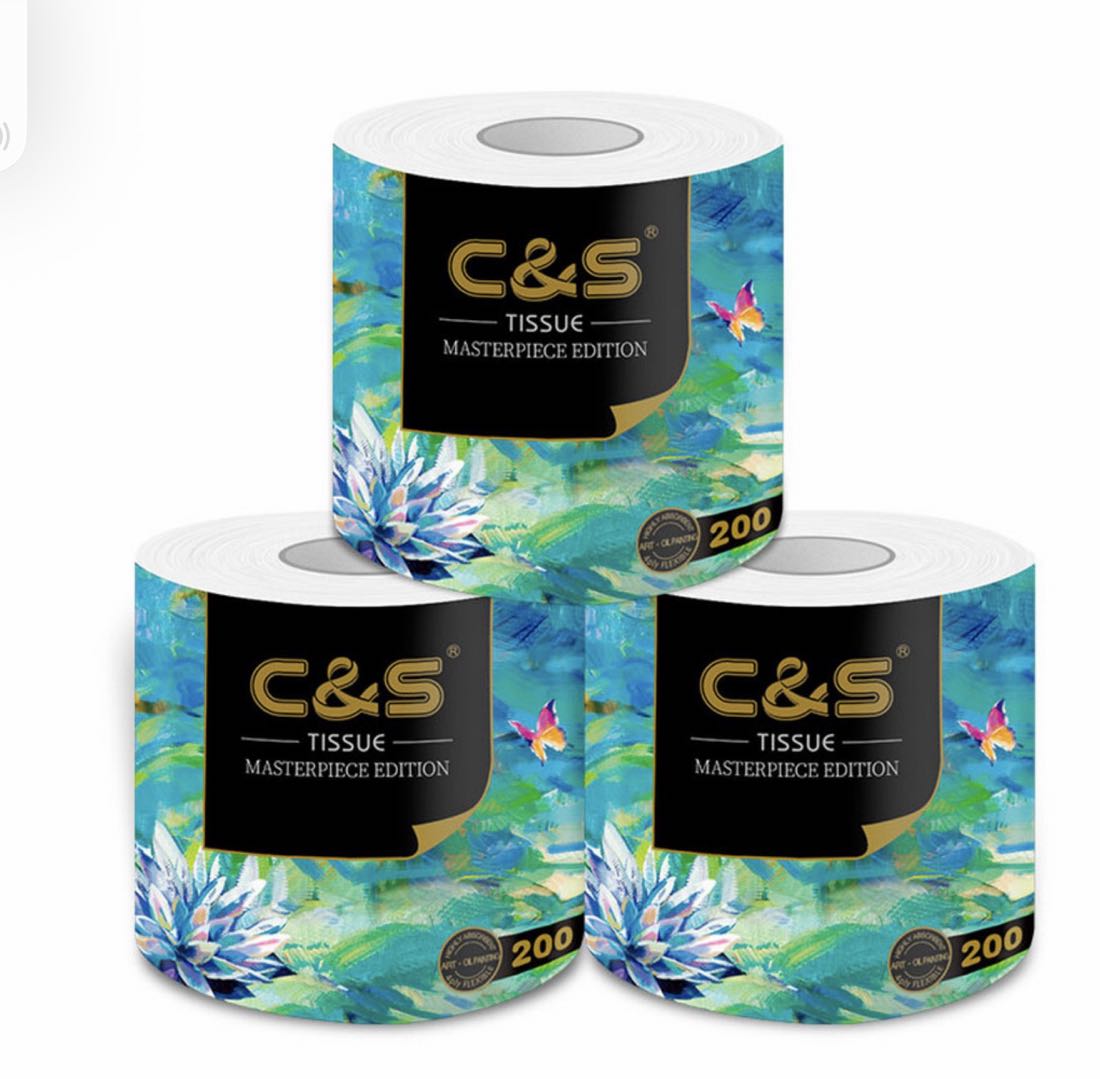 C&S Toilet Roll,200g Single Roll
