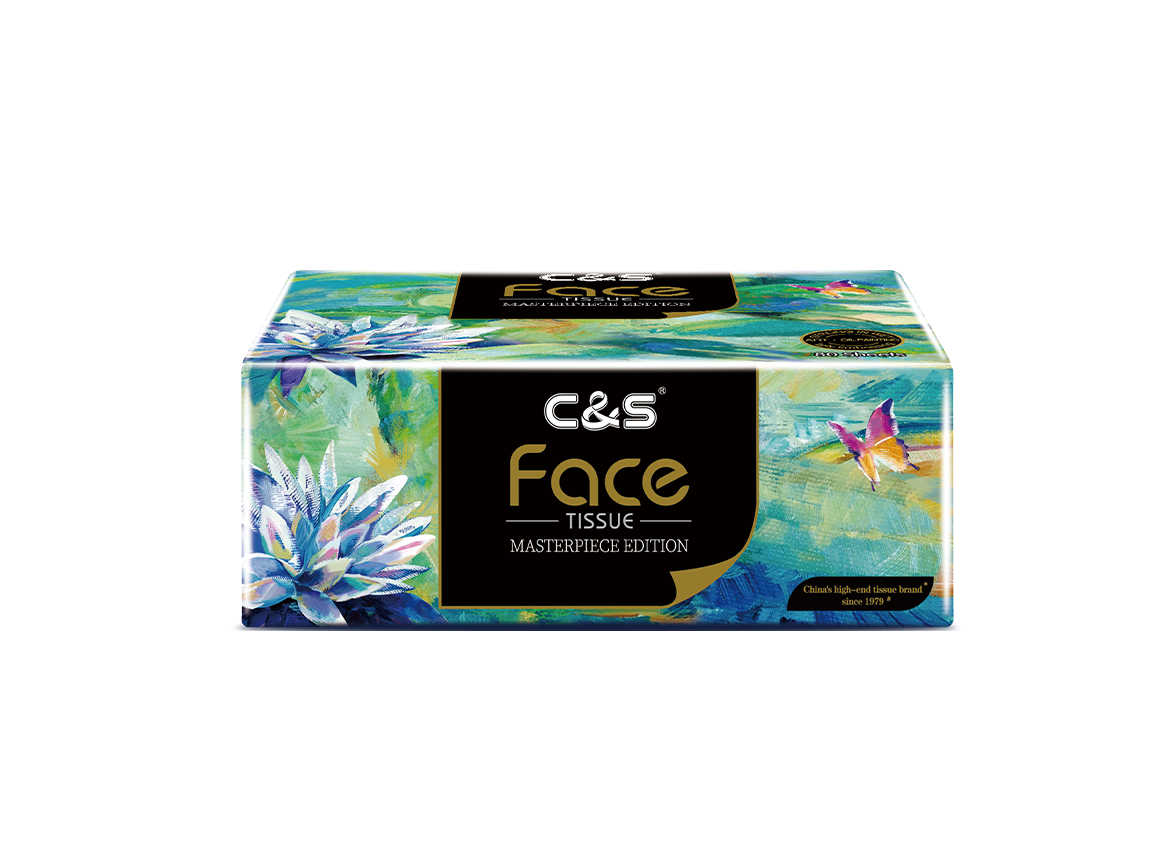 C&S Artistic Facial Tissue 8 Bags/Unit
