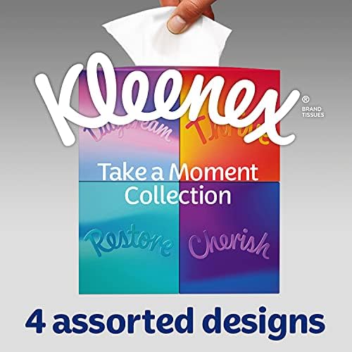 Kleenex Cube Tissues, 12 Boxes (48 Sheets per Box)