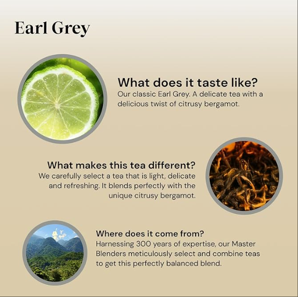 Twinings Earl Grey Tea (40 Bags per Box)