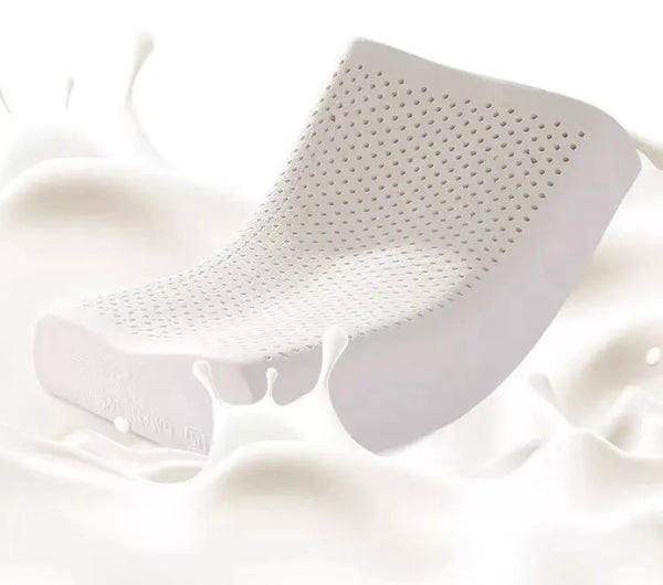 Dual-Sided High-Low Versatile Latex Pillow (Damaged Packaging & Minor Pillowcase Damage) UKRABBIT ESSENTIAL