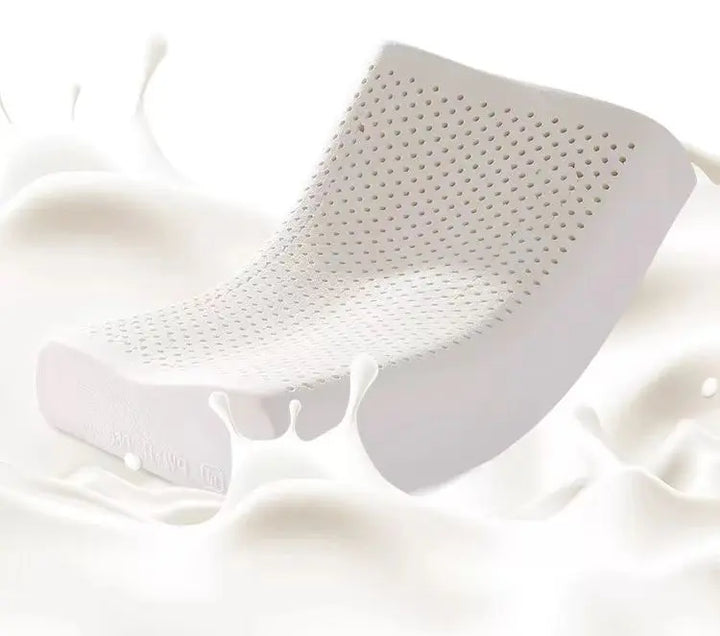 Dual-Sided High-Low Versatile Latex Pillow (Damaged Packaging & Minor Pillowcase Damage) UKRABBIT ESSENTIAL