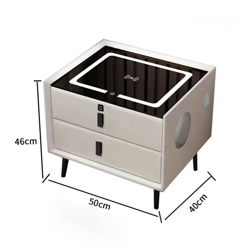 Easy Life Smart Bedside Table-white