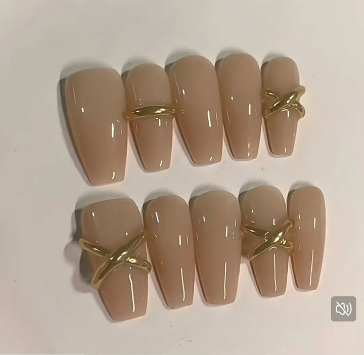 Simple Nude Nail Art (Size M) UKRABBIT ESSENTIAL