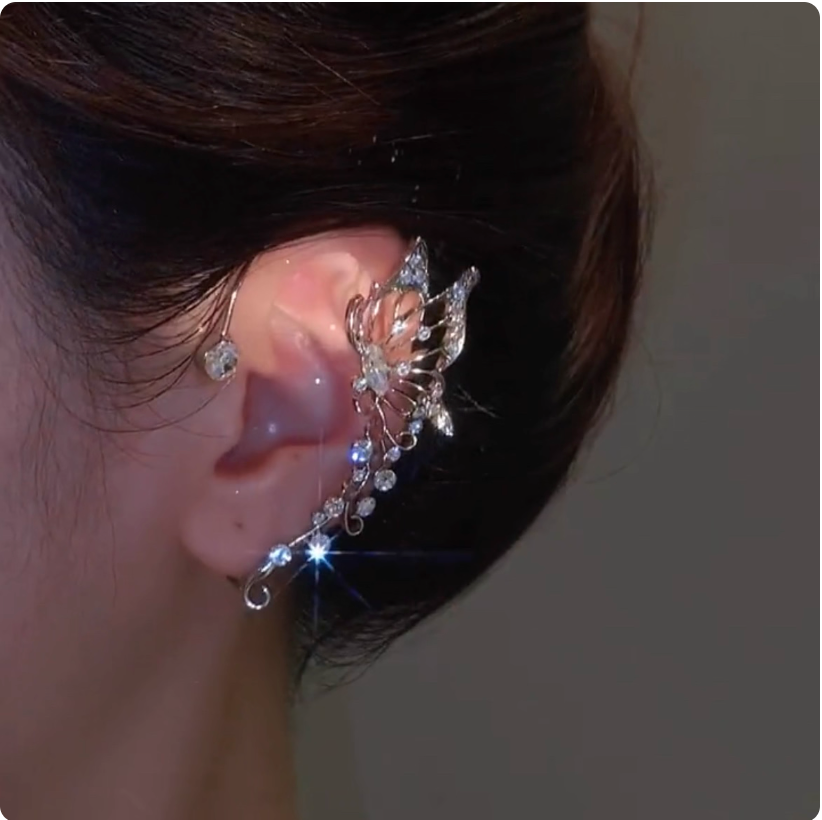 Ear Cuff for Right Ear - No Piercing Needed, Ins Niche Design, High-End Light Luxury Ear Clip