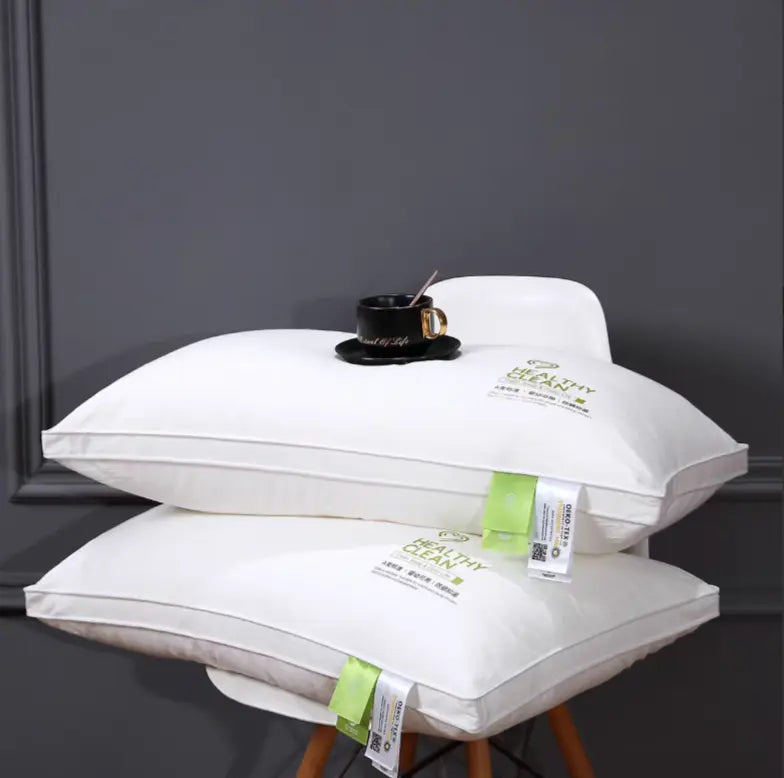 OEKO-TEX Certified Anti-Mite Class A 3D Border Pillow (Single Unit) UKRABBIT ESSENTIAL