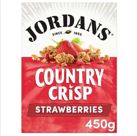 Jordans Country Crisp Sun-Kissed Strawberry Breakfast Cereal 450g Jordans