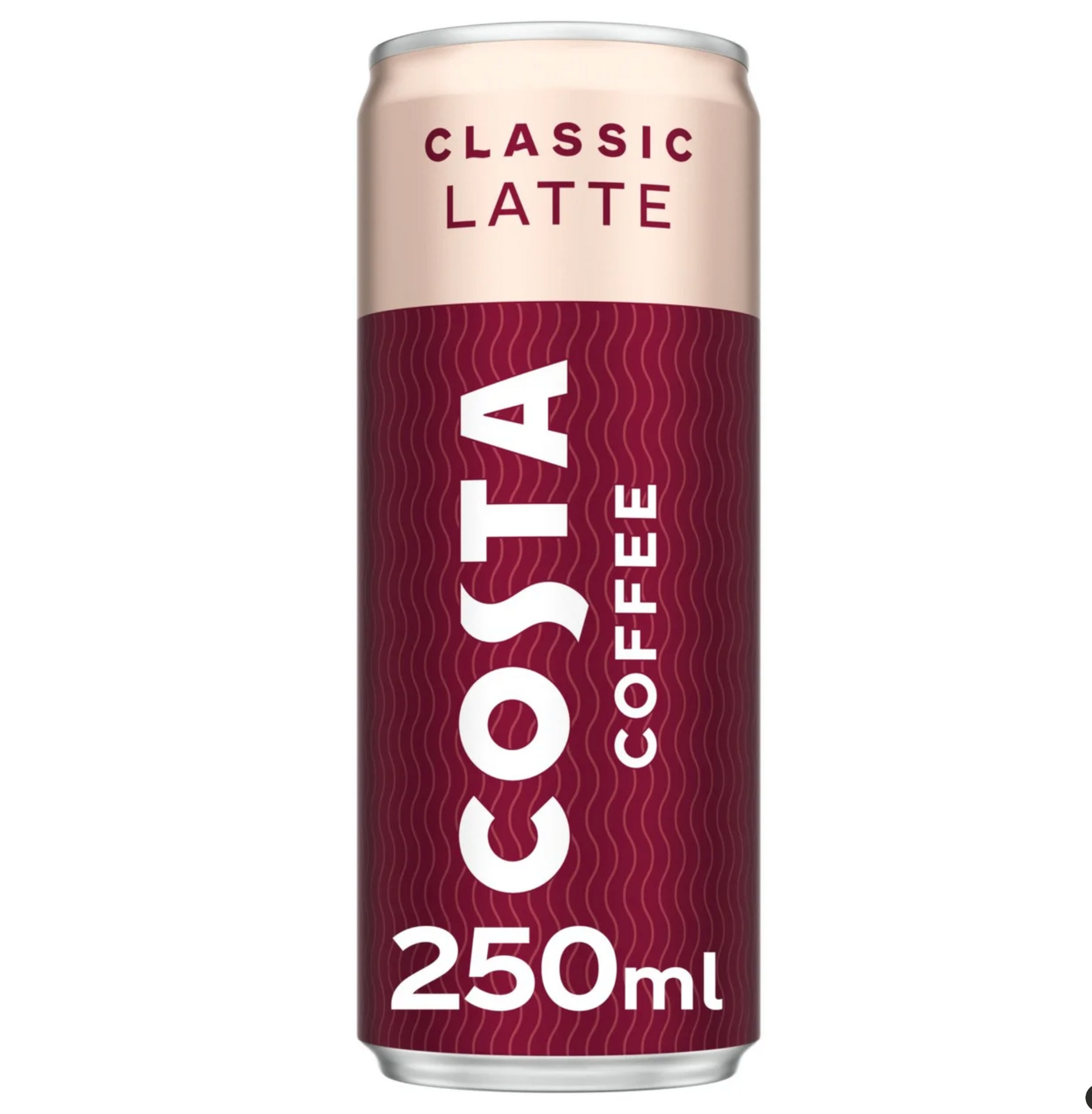 Costa Coffee Classic Latte Ready-to-Drink, 12 x 250ml