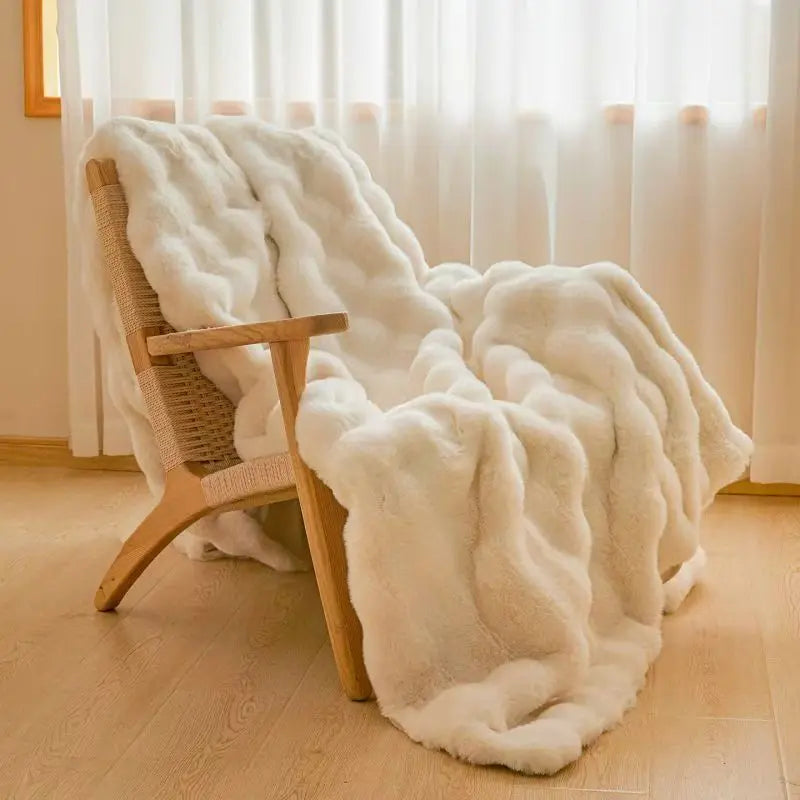 Class A Rabbit Velvet Plush Throw Blanket UKRABBIT ESSENTIAL