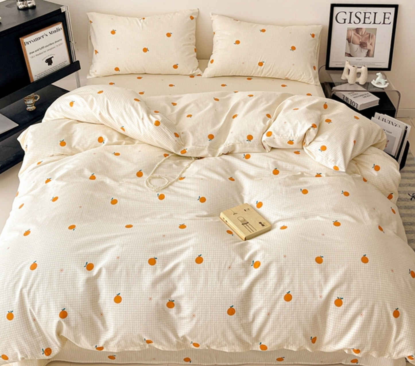 Comfort– Little Sweet Mandarin | 100% Cotton Fitted Sheet