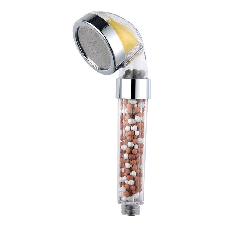 Lemon-scented Aromatherapy Negative Ion Pressure-Boosting Water-Saving Filter Shower Head