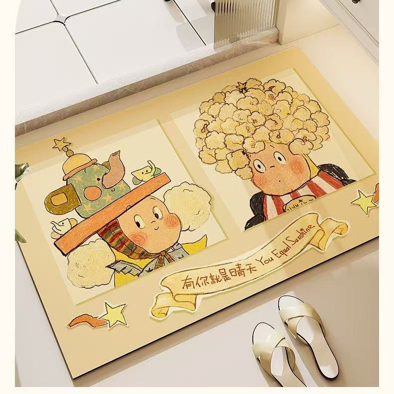 Stellar Diatomite Water-Absorbent Anti-Slip Doormat