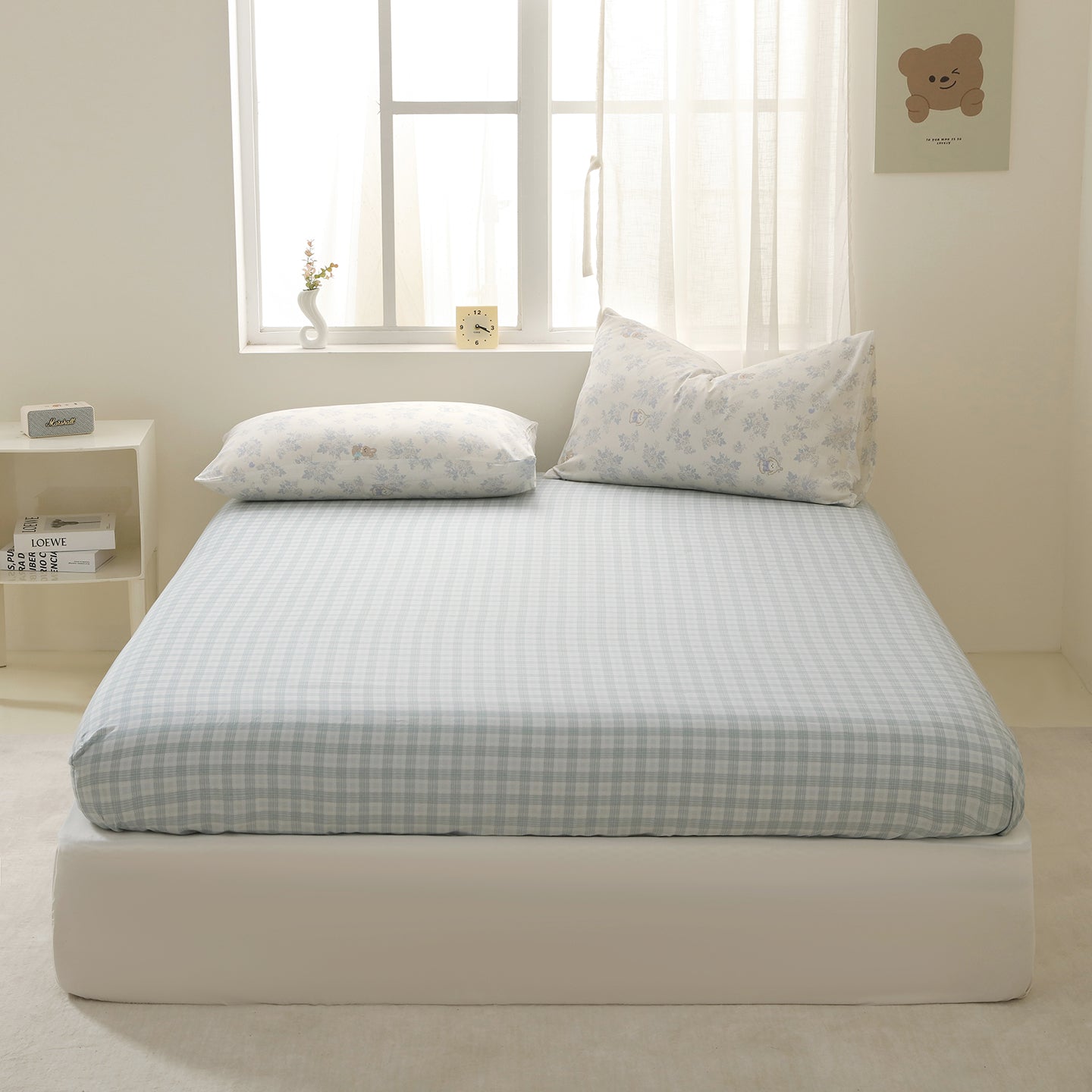Comfort – Orchid Bunny | 100% Cotton Fitted Sheet