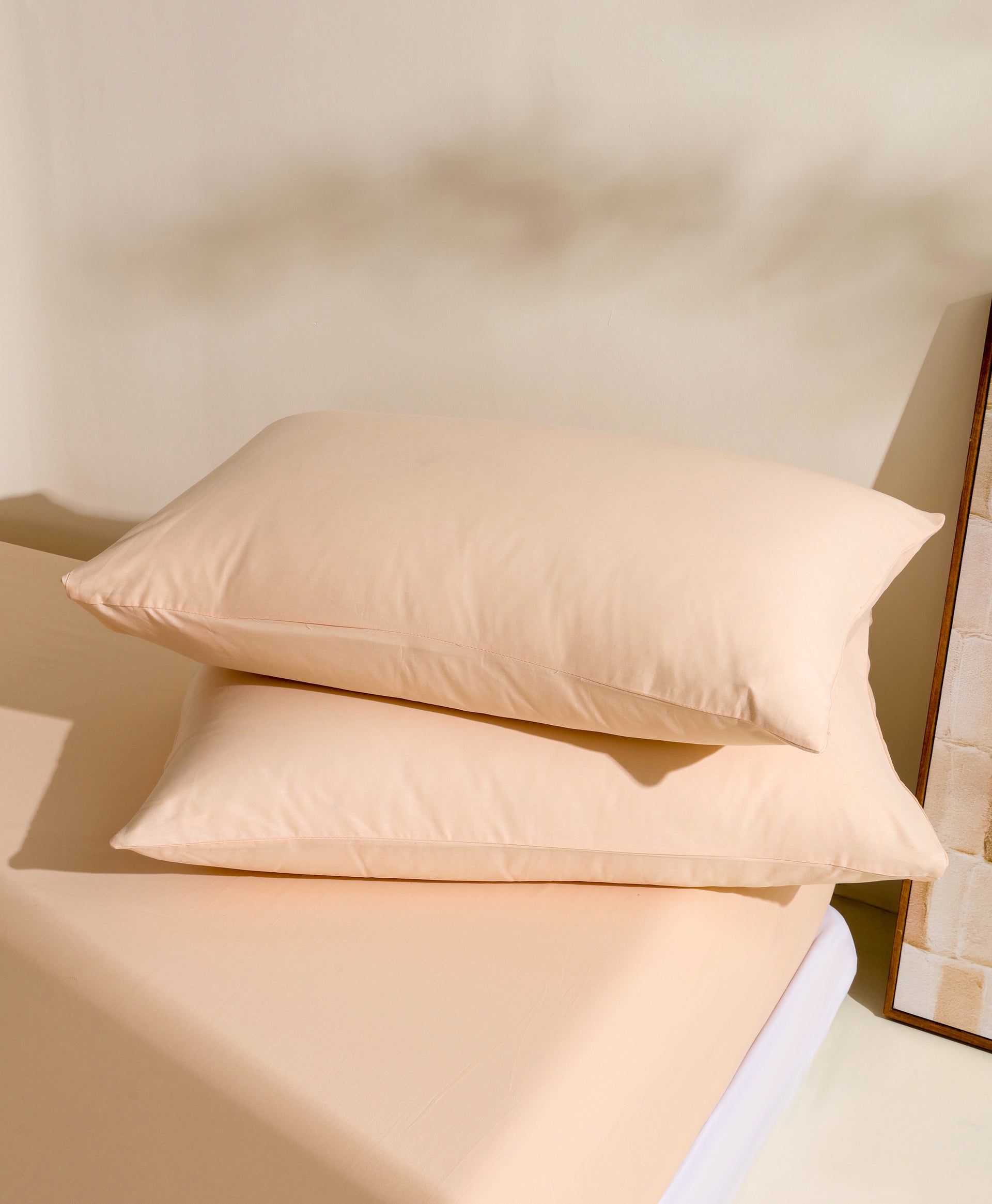 Comfort-Canterbury Apricot Glow | 100% Cotton Classical Fitted Sheet