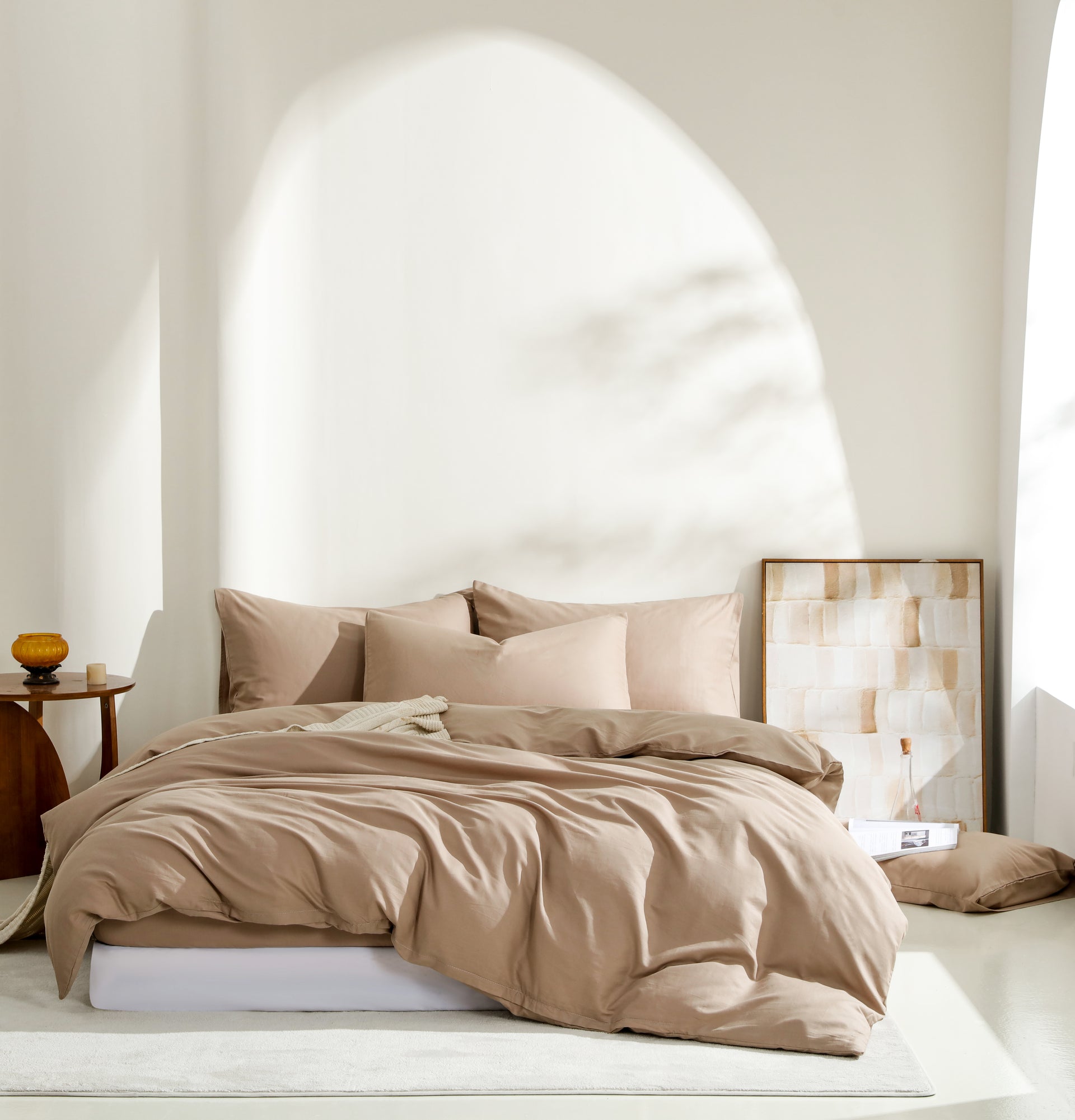 Comfort-Bath Warm Bronze | 100% Cotton Classical Fitted Sheet