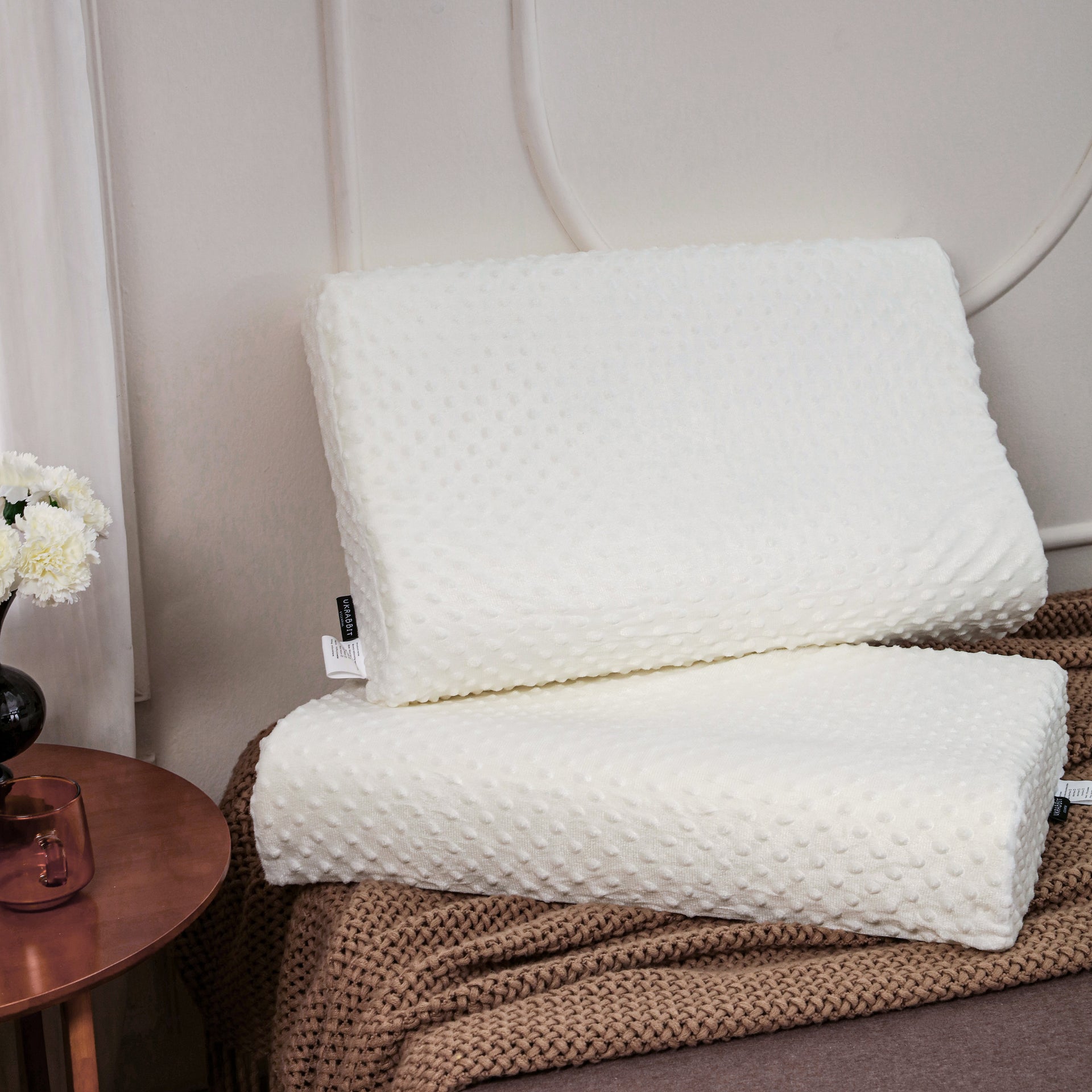 Contoured Slow Rebound Memory Foam Pillow