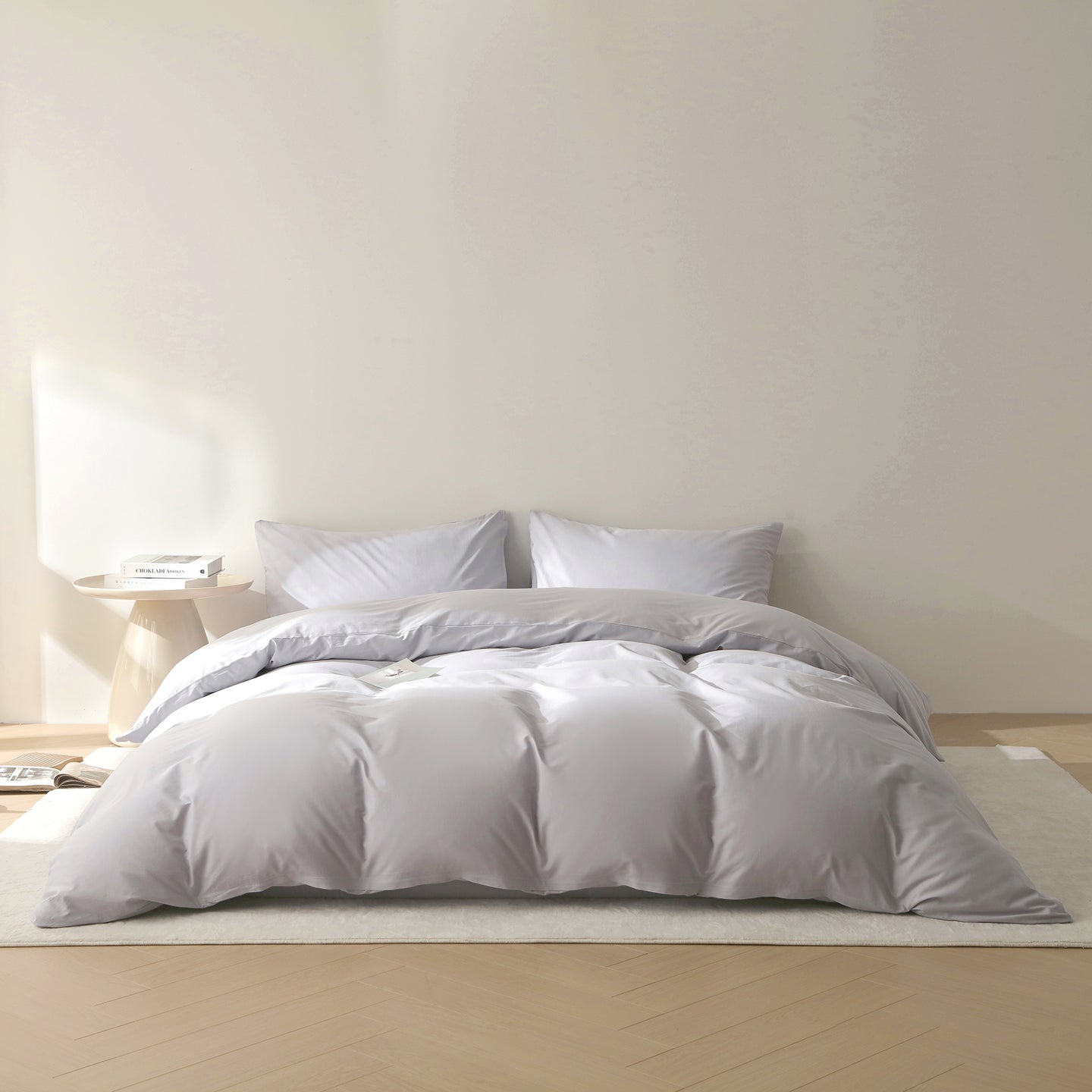 Comfort – Morandi Purple | 100% Cotton Duvet Cover Set (Duvet Cover + Pillowcase)