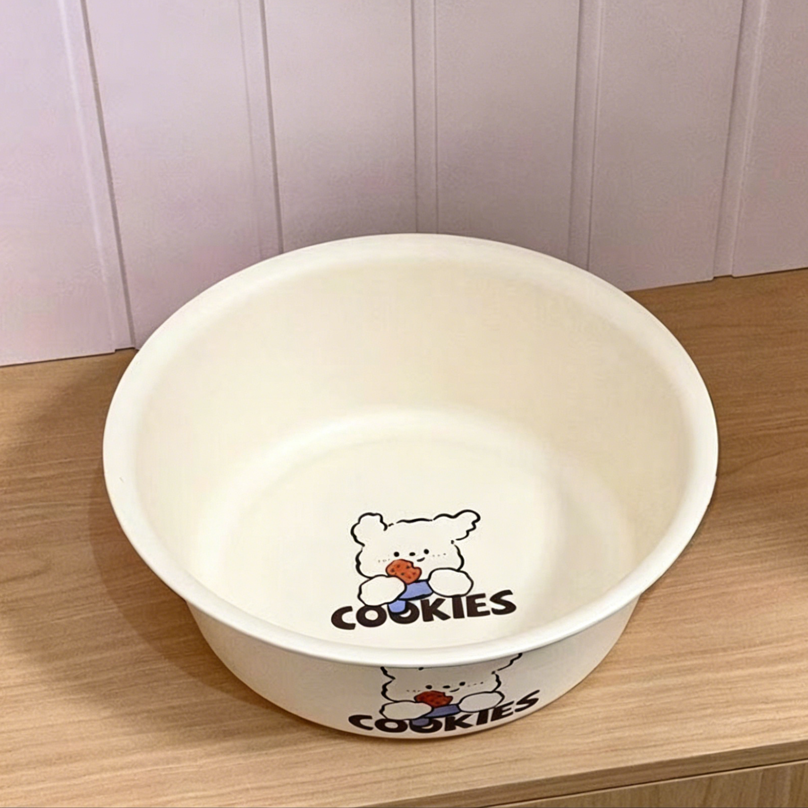 Cute Dog Shaped Plastic Bowl