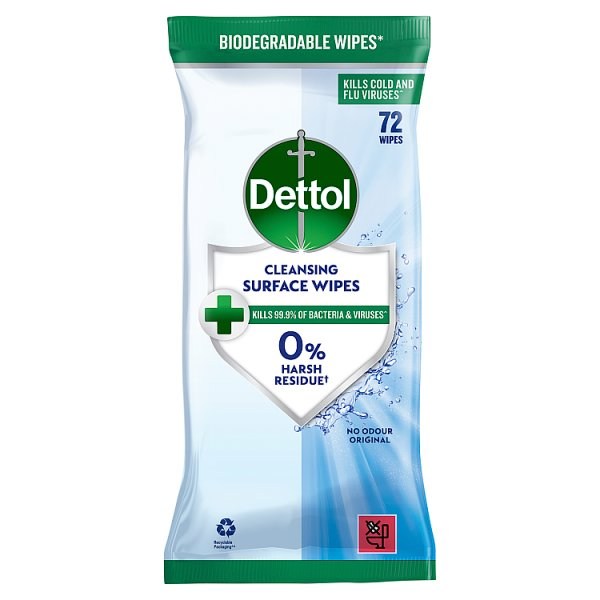 Dettol Multi-Purpose Cleaning Wipes, Citrus Scent, 30 Count