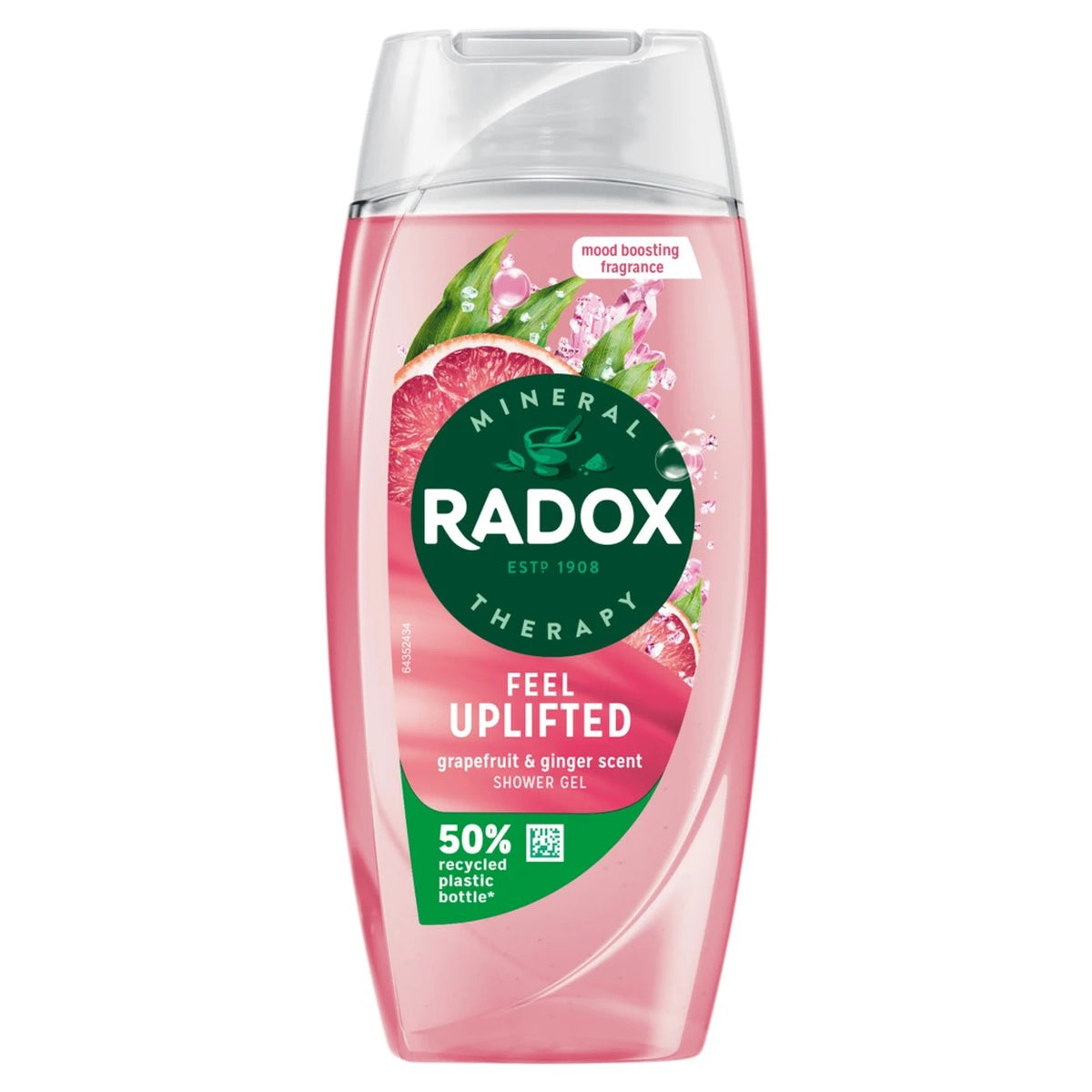 Radox Mineral Therapy Grapefruit & Ginger Feel Uplifted Shower Gel 255ml