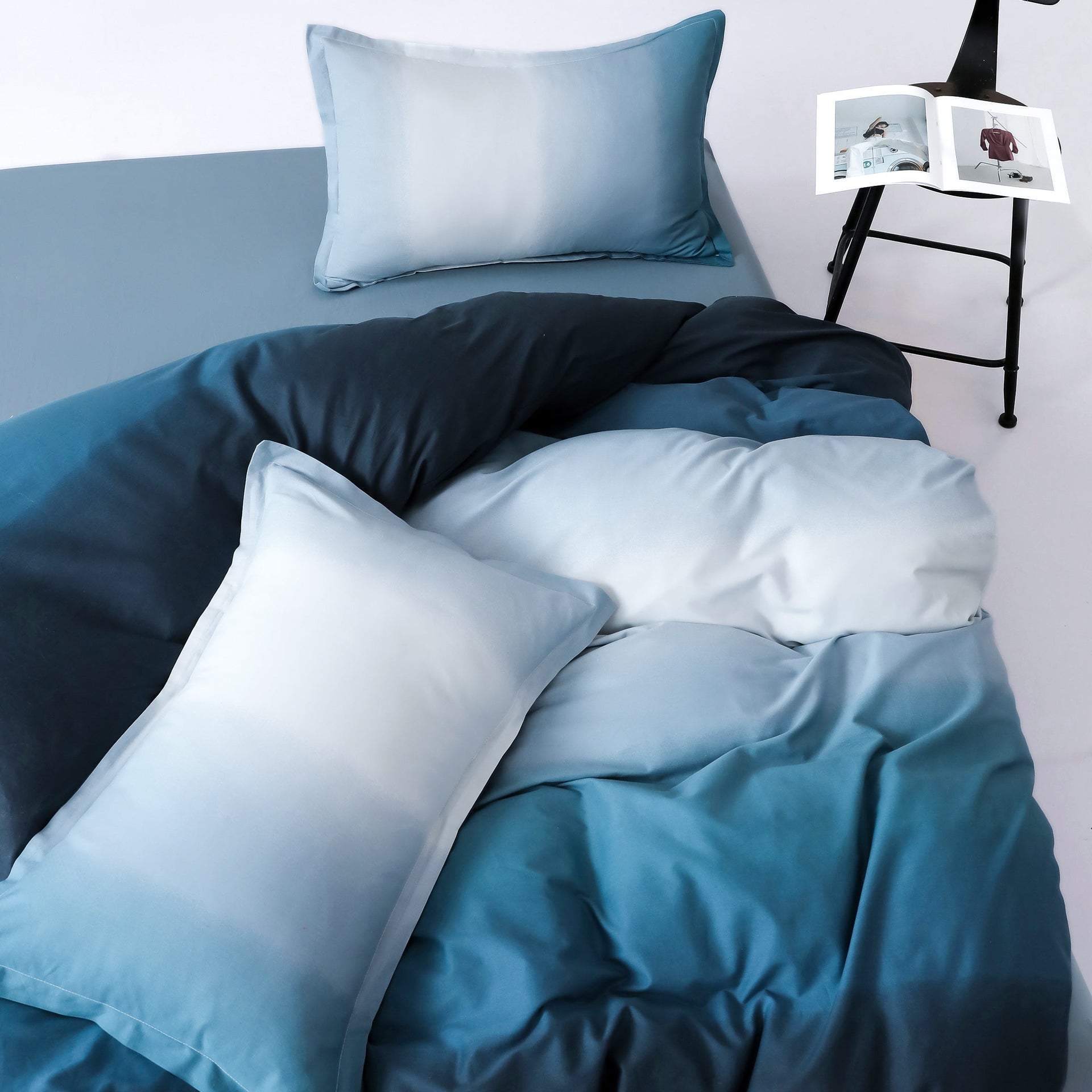 Comfort-Azure Coast | 100% Cotton Classical Duvet Cover Set (Duvet Cover + Pillowcase)