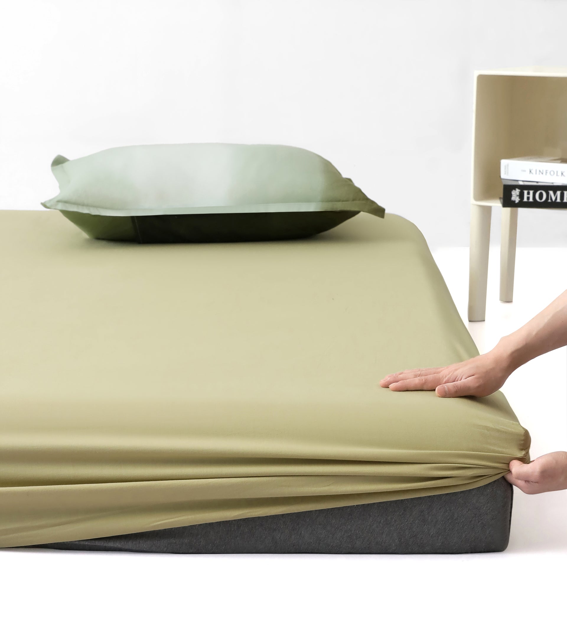 Comfort-Morning Mist Forest  | 100% Cotton Classical Fitted Sheet