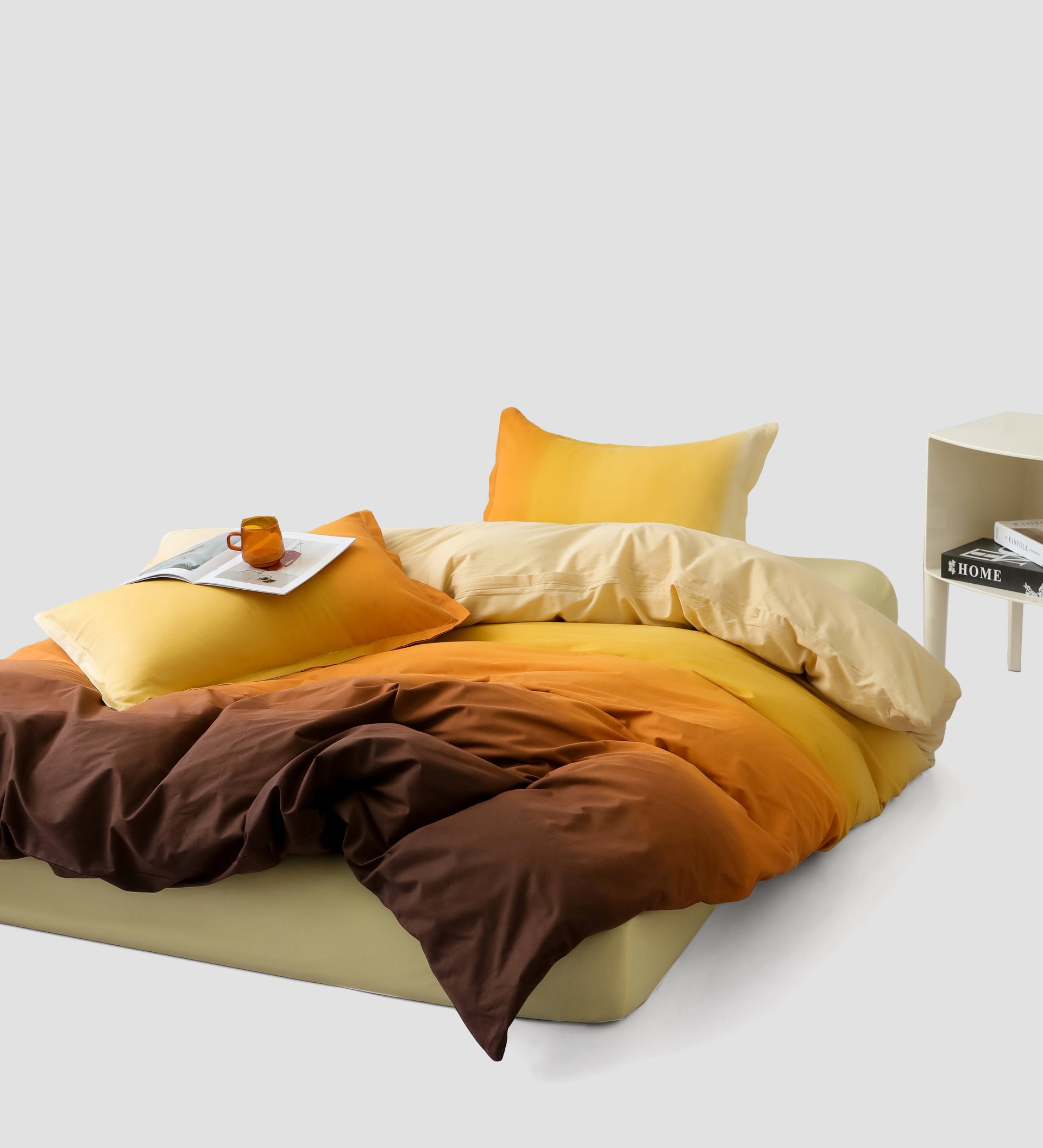 Comfort-Golden Sunset | 100% Cotton Classical Fitted Sheet