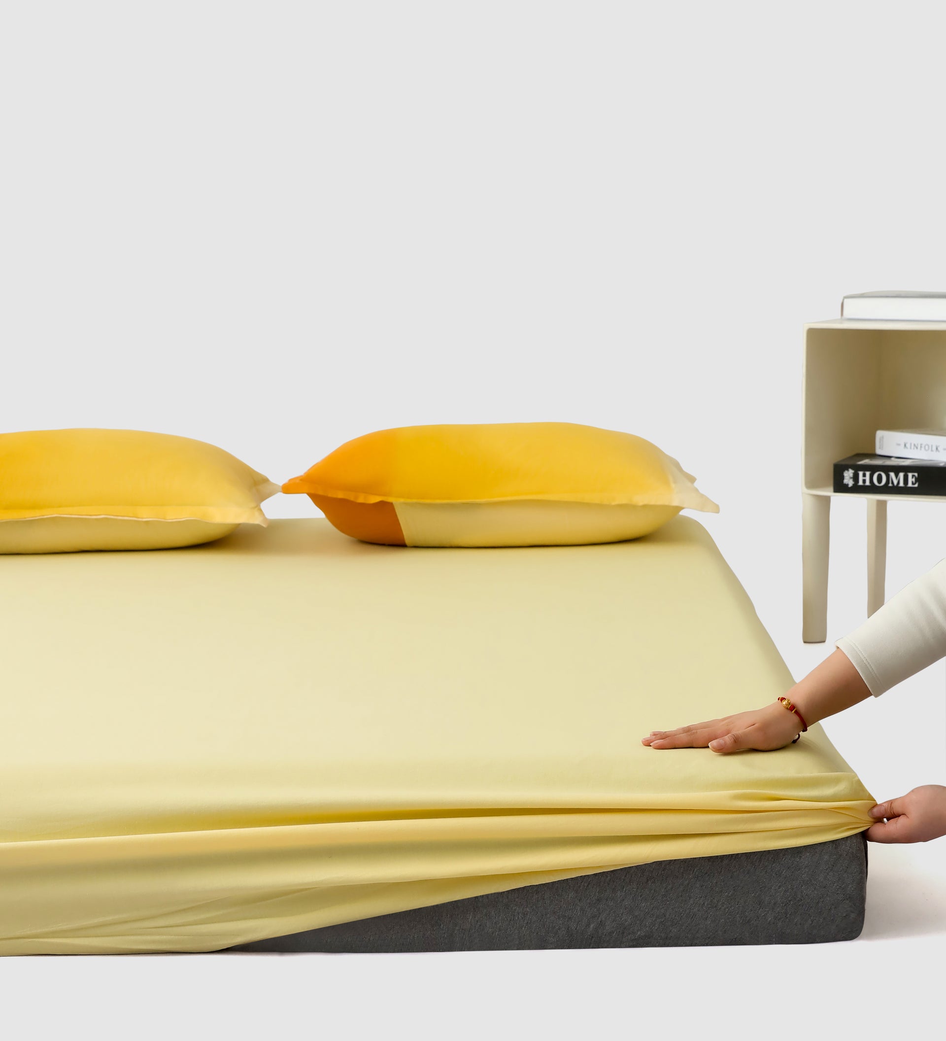 Comfort-Golden Sunset | 100% Cotton Classical Fitted Sheet