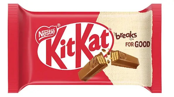 KitKat Milk Chocolate Wafer Bars 41.5g (4 Finger Pack) UKRABBIT ESSENTIAL