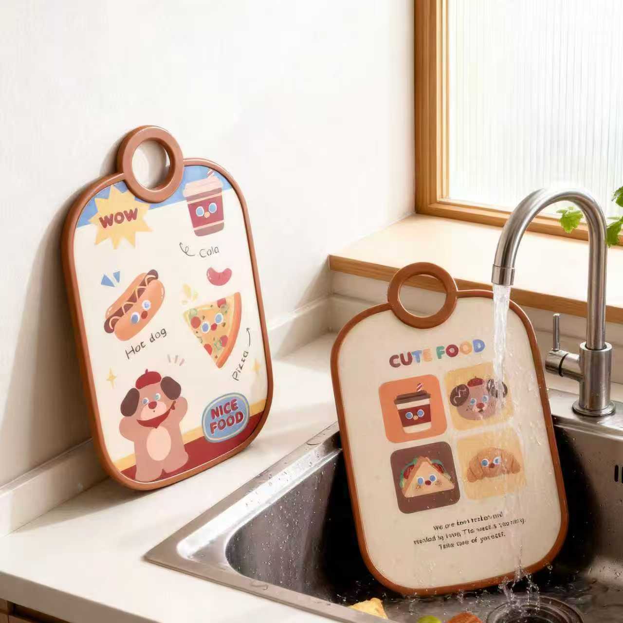 Multifunctional household chopping board, food-grade PP plastic