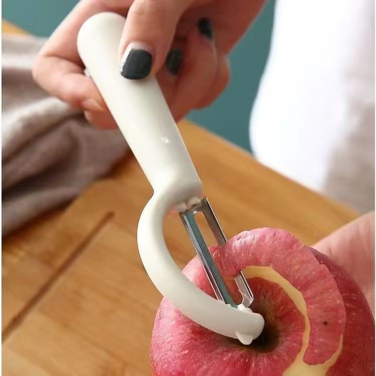 Multifunctional fruit and vegetable peeler for home use