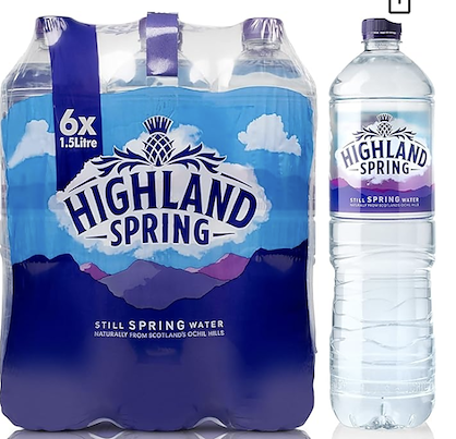 Highland Spring Still Spring Water 6 x 1.5L
