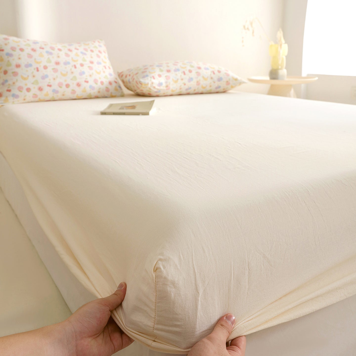 Luxury-Double-Layer Gauze Cotton Breathable & Soft – Universal Fit for " Fruit Cooler" / "Spring Letter"