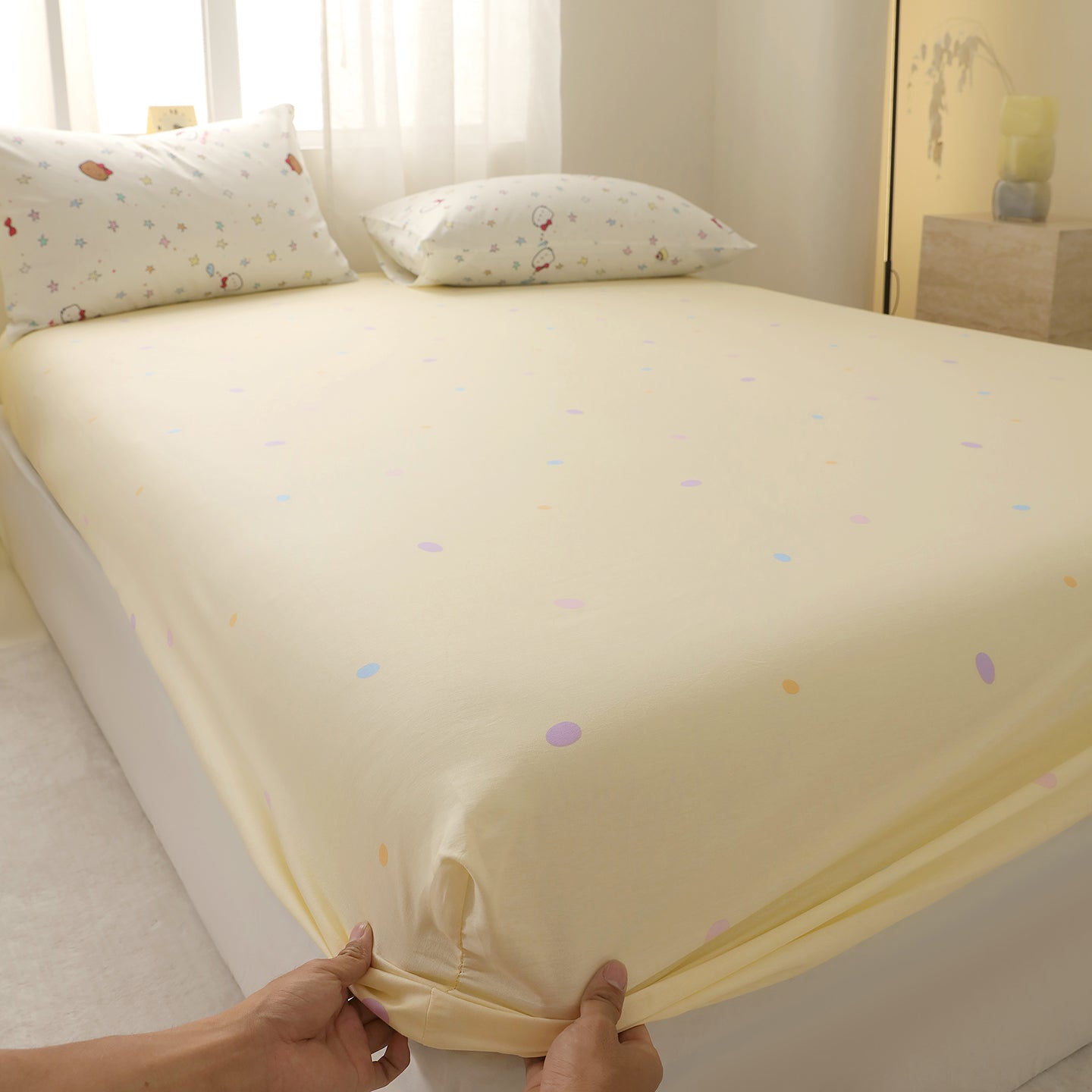 Comfort – Kitty Kitty | 100% Cotton Fitted Sheet