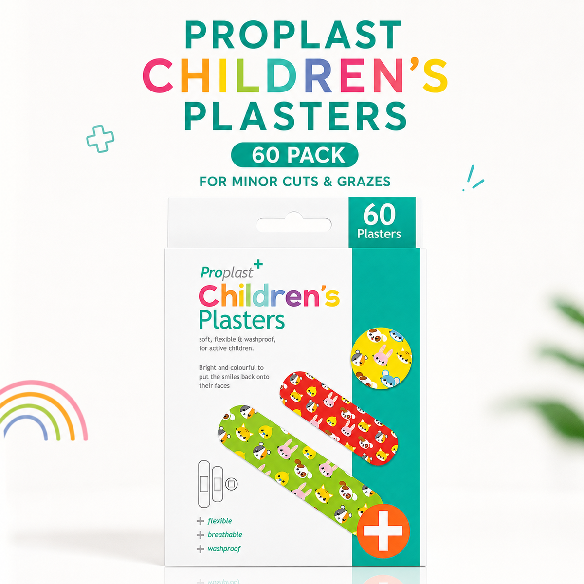 Proplast Assorted Plasters 60 Pack