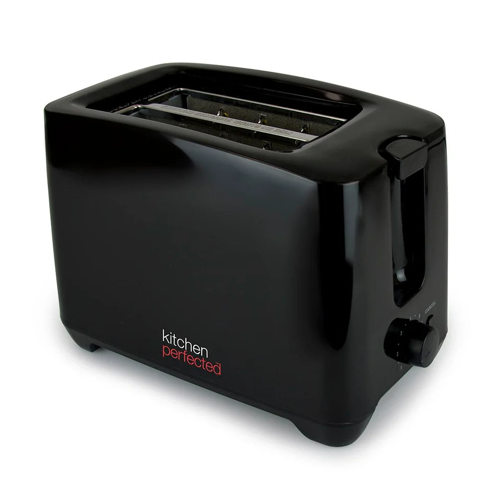 Kitchen Perfected 2 Slice extra-wide slot Toaster - Black