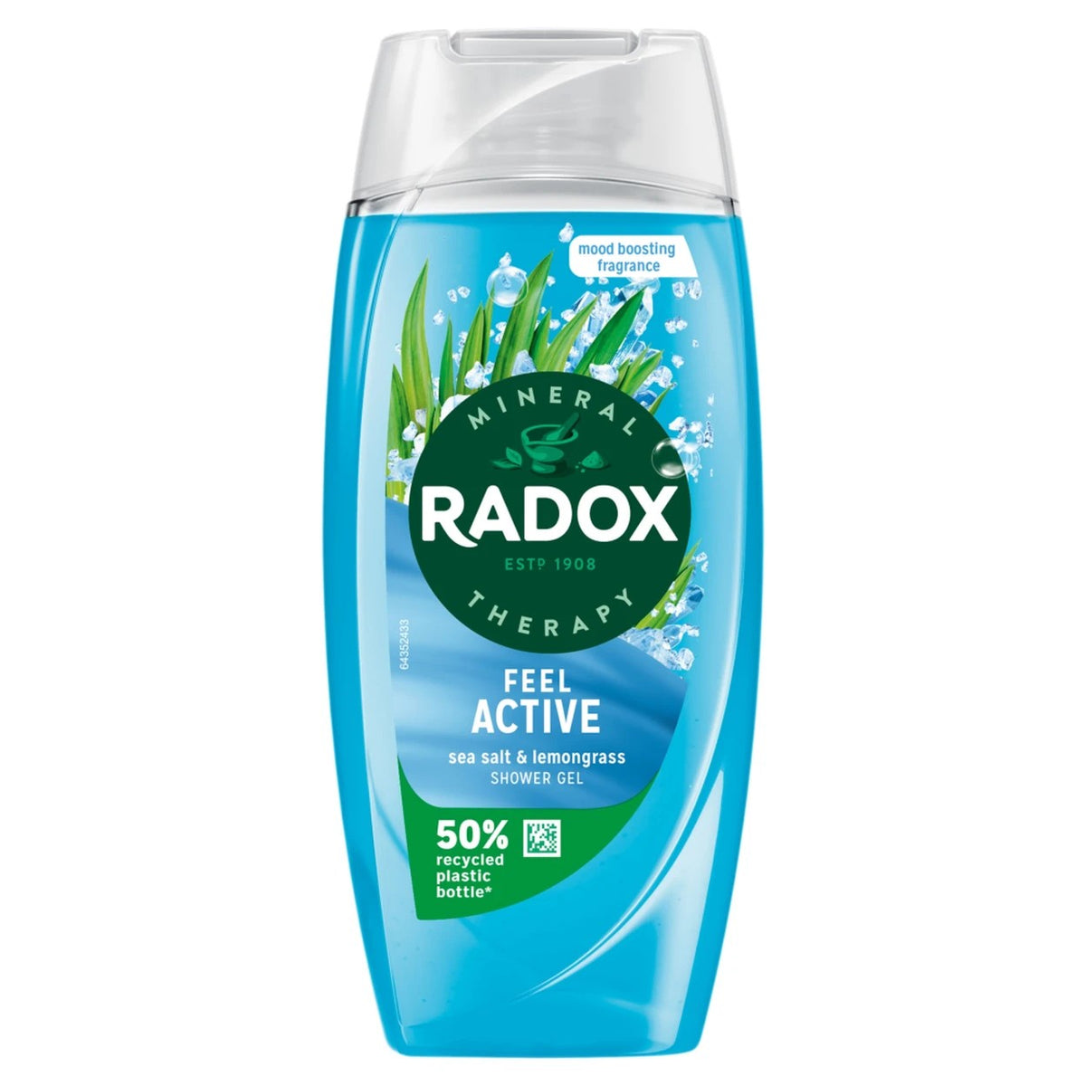 Radox Mineral Therapy Feel Active Sea Salt & Lemongrass Shower Gel 225ml