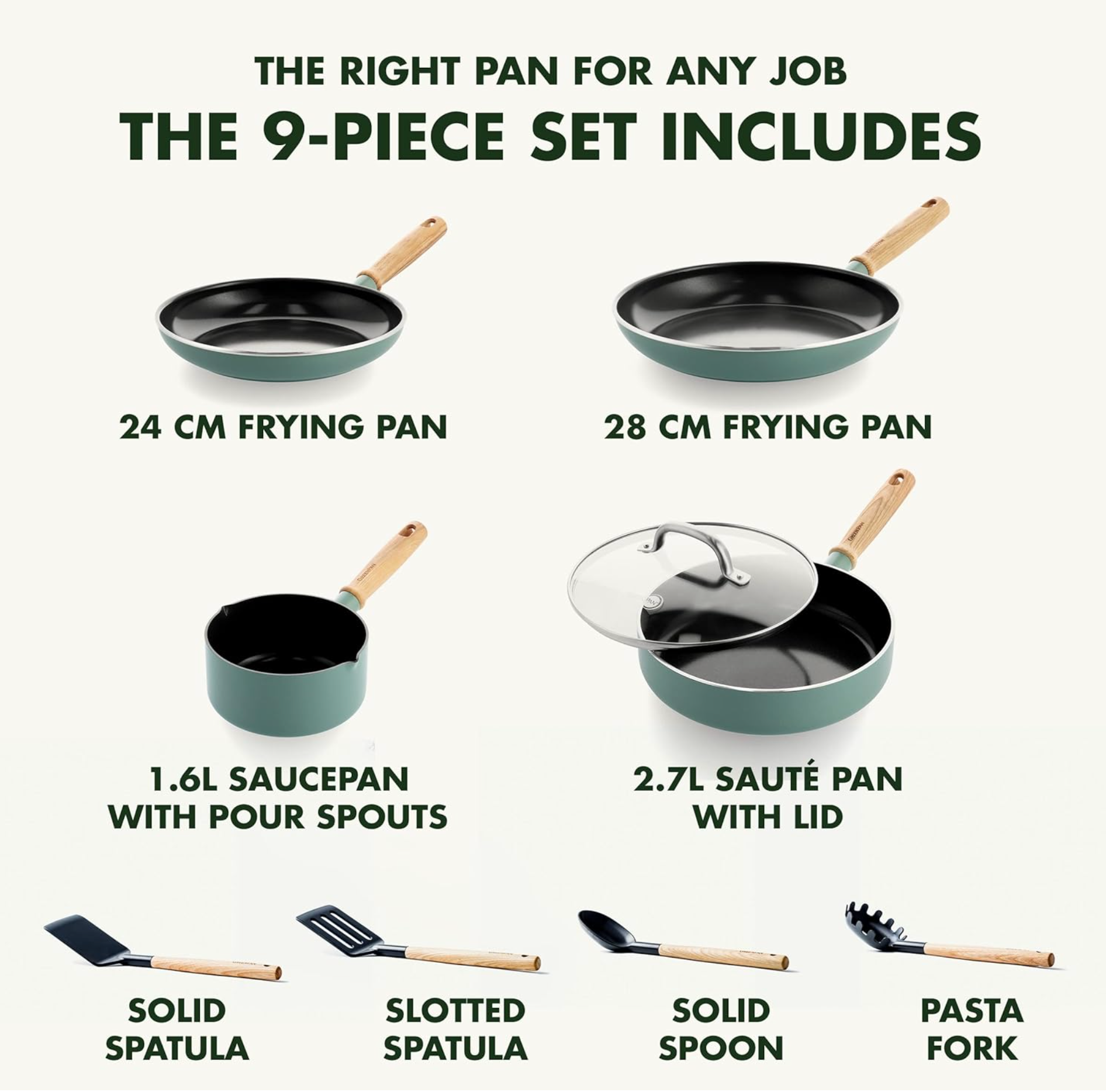 GreenPan Mayflower 4-Piece Cookware Set