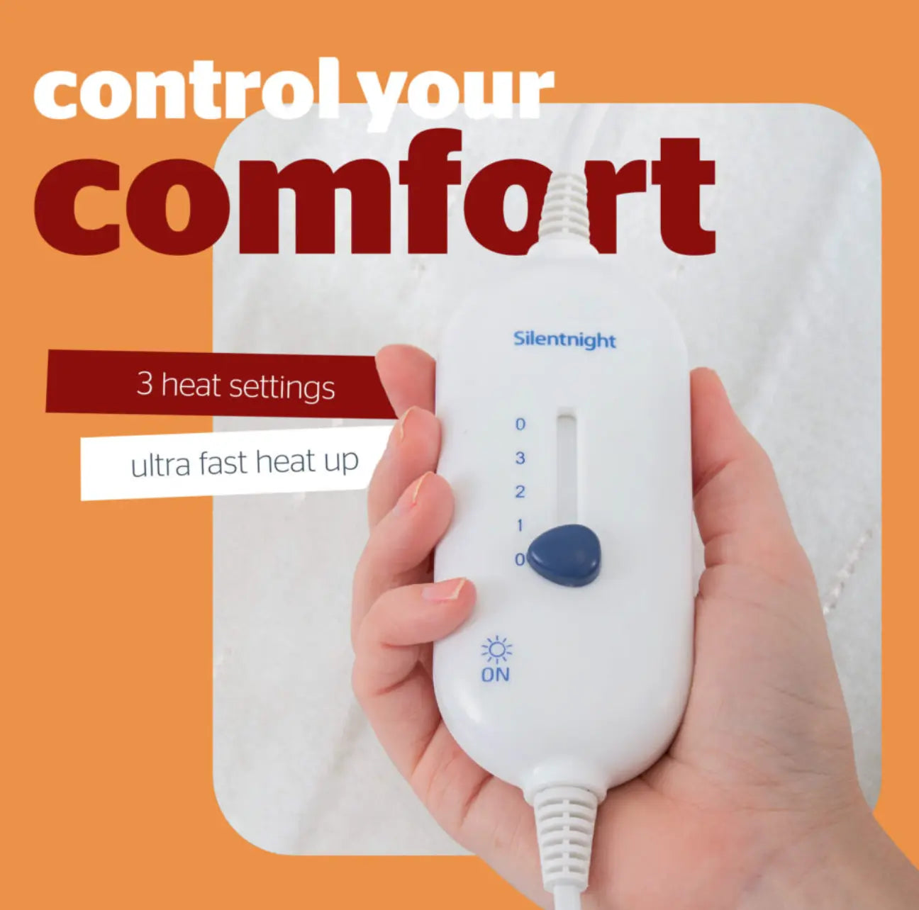 Silentnight Winter Electric Blanket – Super Cosy Warm Blanket for Cold Nights Silentnight