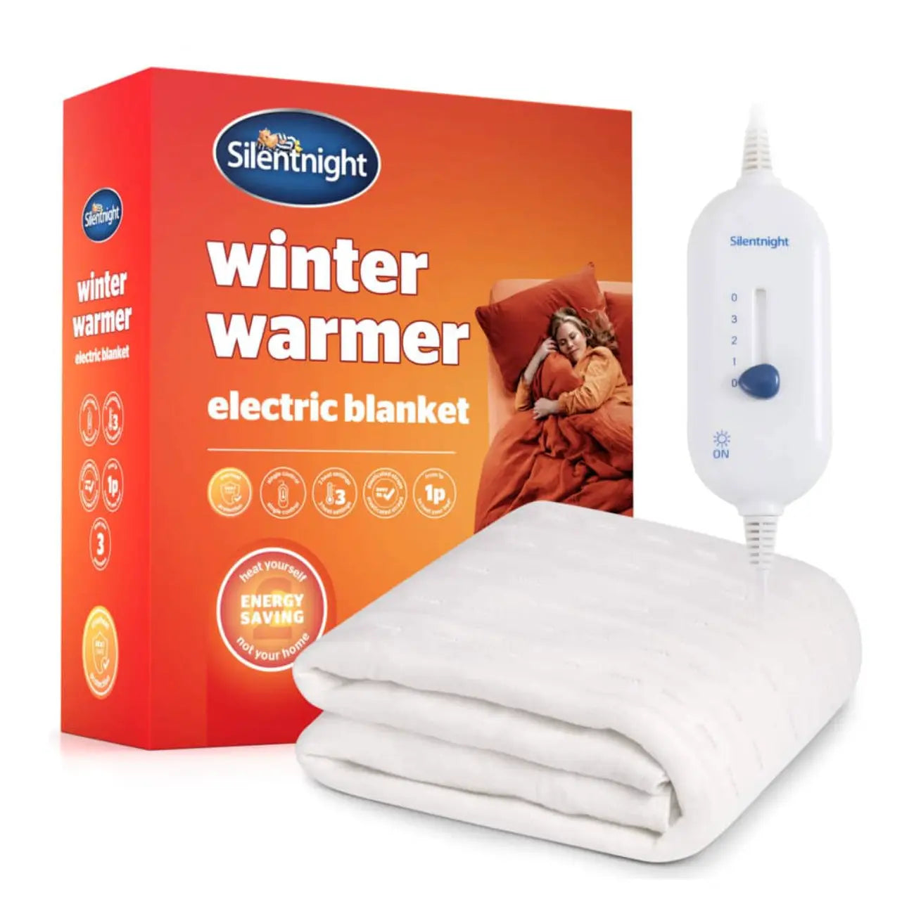 Silentnight Winter Electric Blanket – Super Cosy Warm Blanket for Cold Nights Silentnight