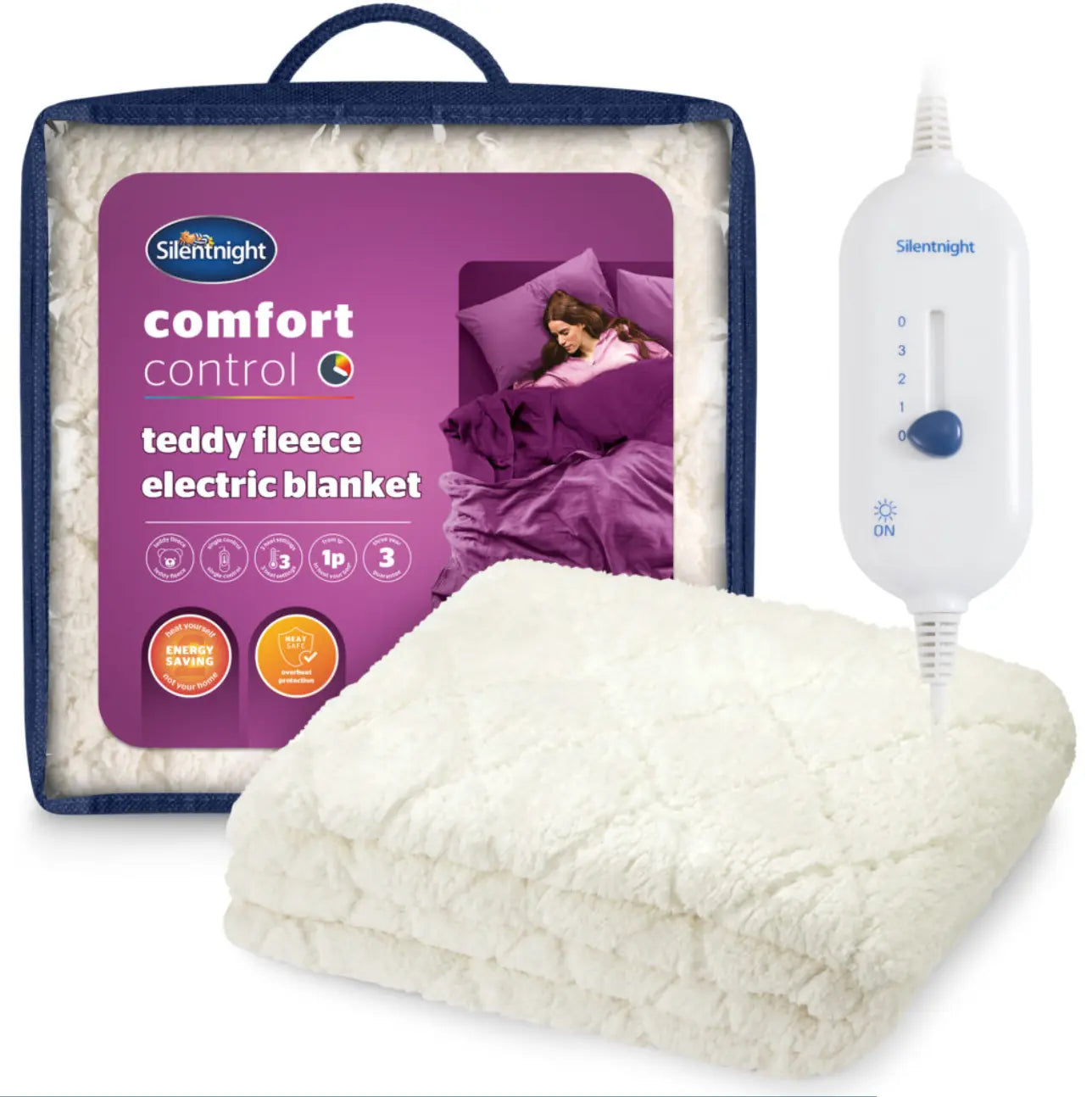 Silentnight Teddy Electric Blanket – Extra Warm & Snuggly Silentnight